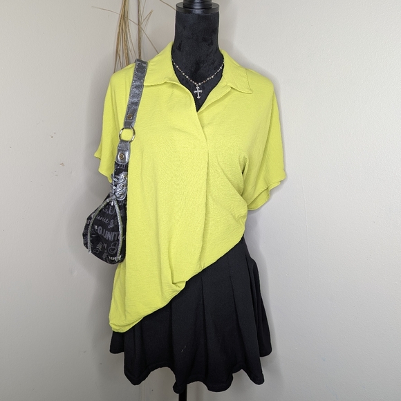 Cato Lime Green Blouse - Picture 1 of 6